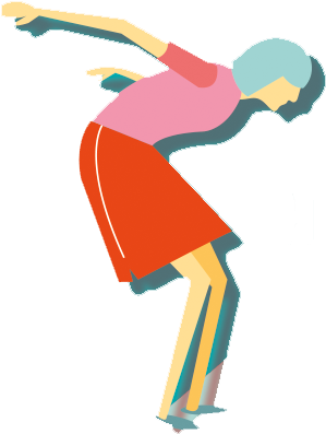 Jump Clipart Leap Year - Jumping Girl (311x402)