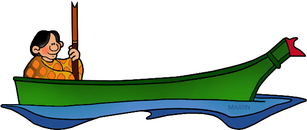 Pacific Northwest Canoe - Native Americans In The United States (648x280)