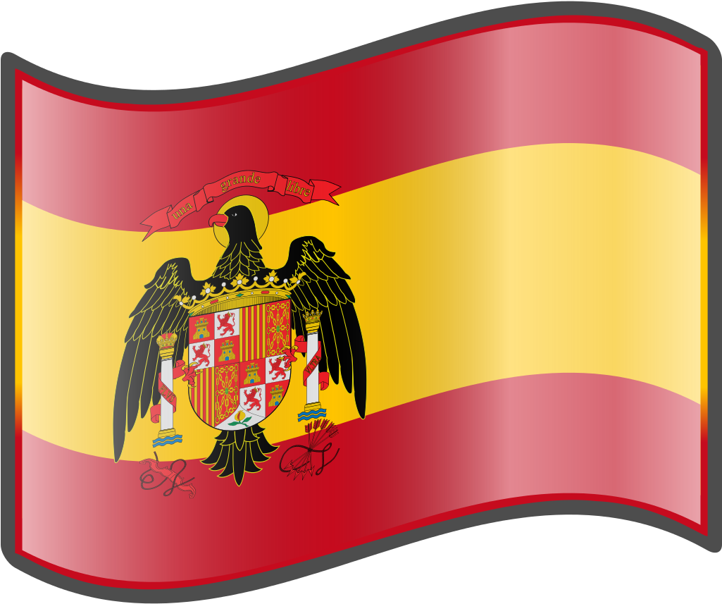 Nuvola Spanish Flag - Spain - National Flag - 1977-1981 Throw Blanket (1024x1024)