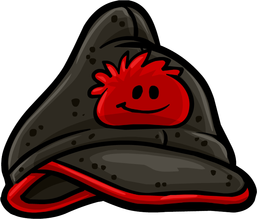 Clip Arts Related To - Club Penguin Red Puffle Hat (1011x736)
