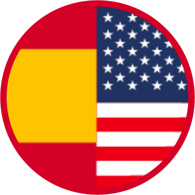 Spanish - English Glossary - American Flag (383x383)
