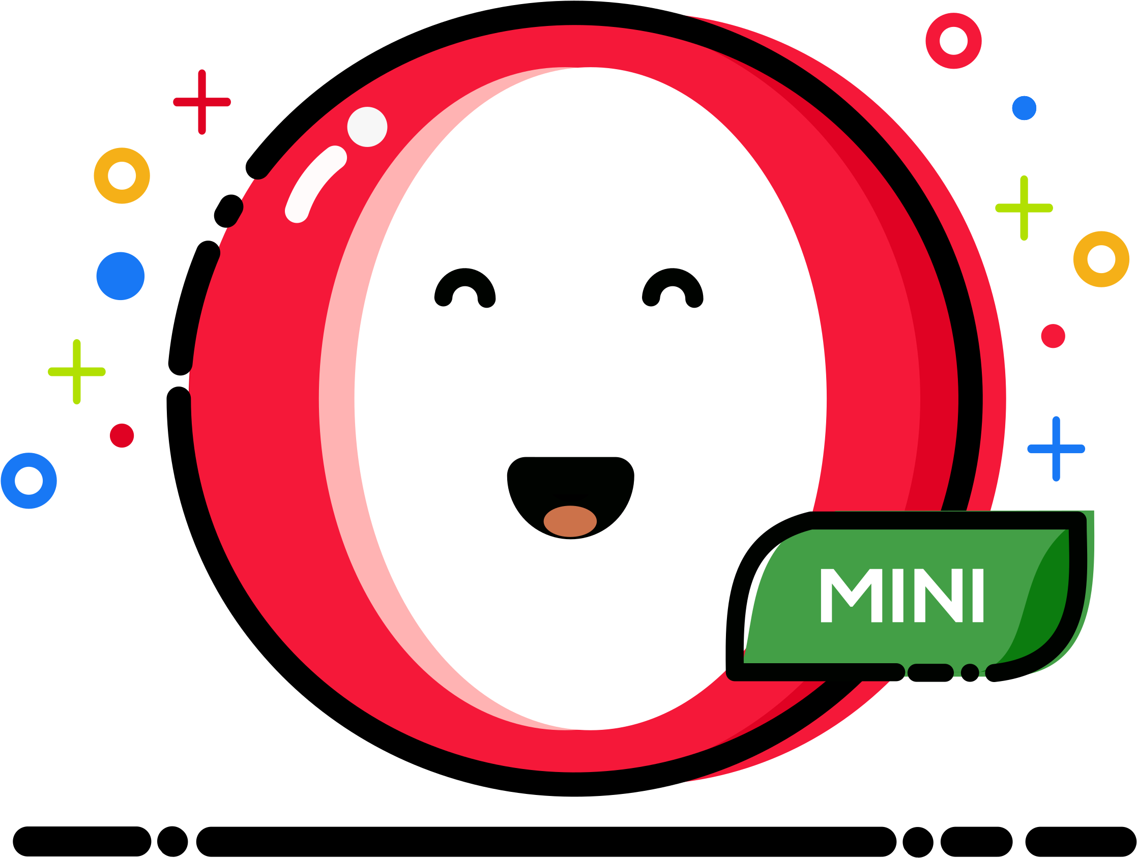 Opera Mini Mbe Style " Made With Inkscape - Circle (2480x3508)