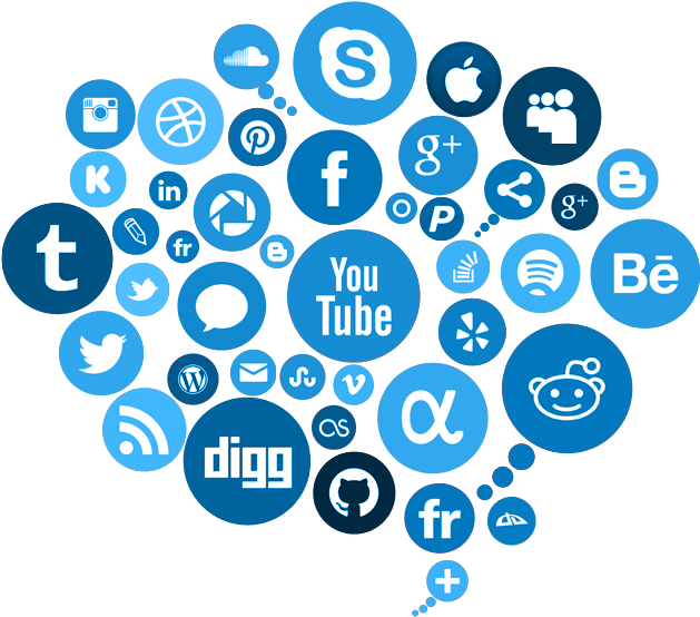 Tweet For Pizza Dominos Has One Of The Catchiest Omnichannel - Social Media Icon Cloud (675x578)