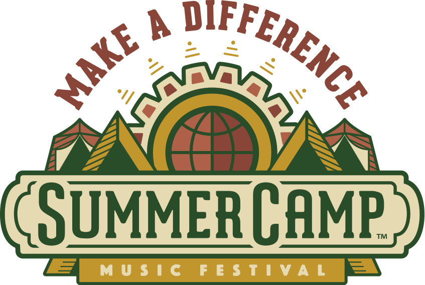 Camp Clipart Live - Summer Camp Music Festival Logo (847x568)