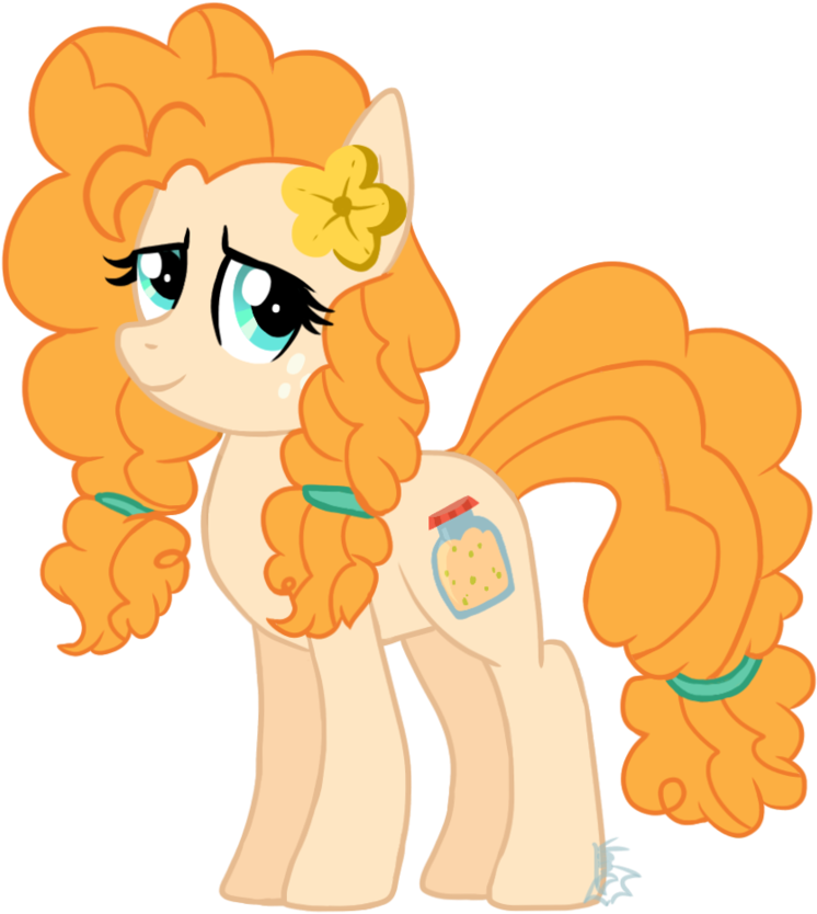Mlp Pear Butter By Darkpathwalker9900 - Peach My Little Pony (894x894)