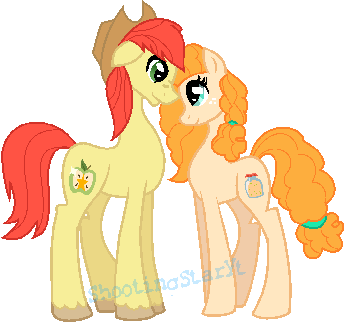 Mlp Bright Macintosh And Pear Butter By Shootingstaryt - Mlp Bright Mac (855x793)