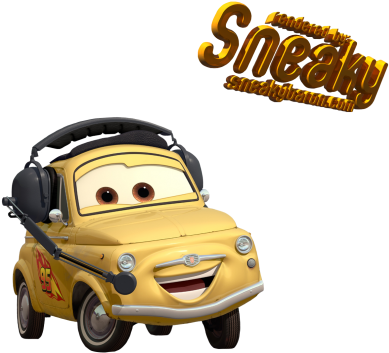 Cars 2 Luigi - Medal Of Honor Render (400x357)