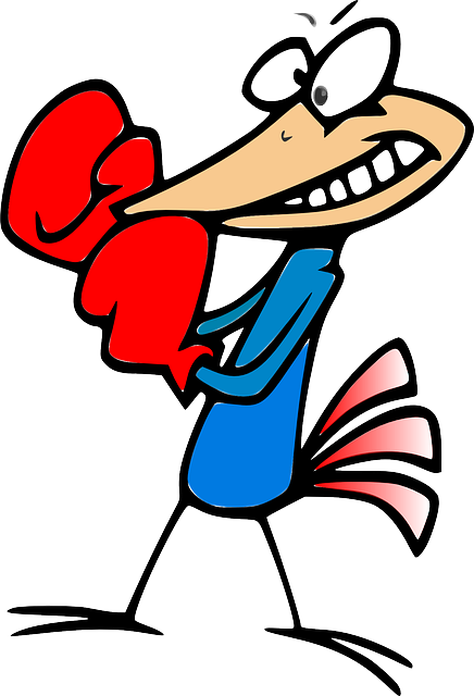 Angry Birds And Other Feminist Stories - Boxing Cartoon Png (436x640)
