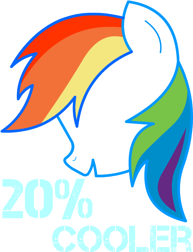 Mlp 20 Percent Cooler T-shirt By Neverfood - Mlp 20 Percent Cooler T-shirt By Neverfood (880x882)