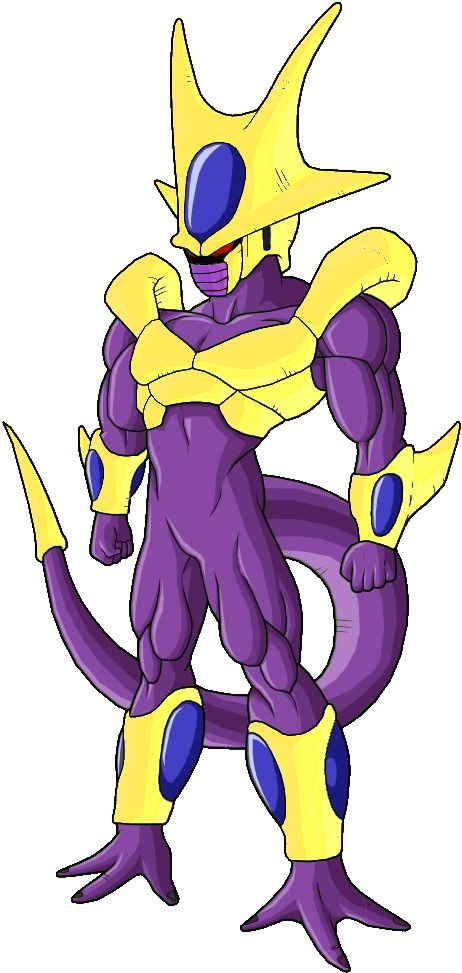 Gold Cooler 5th Form By Dragonballkc - Cartoon (633x1024)