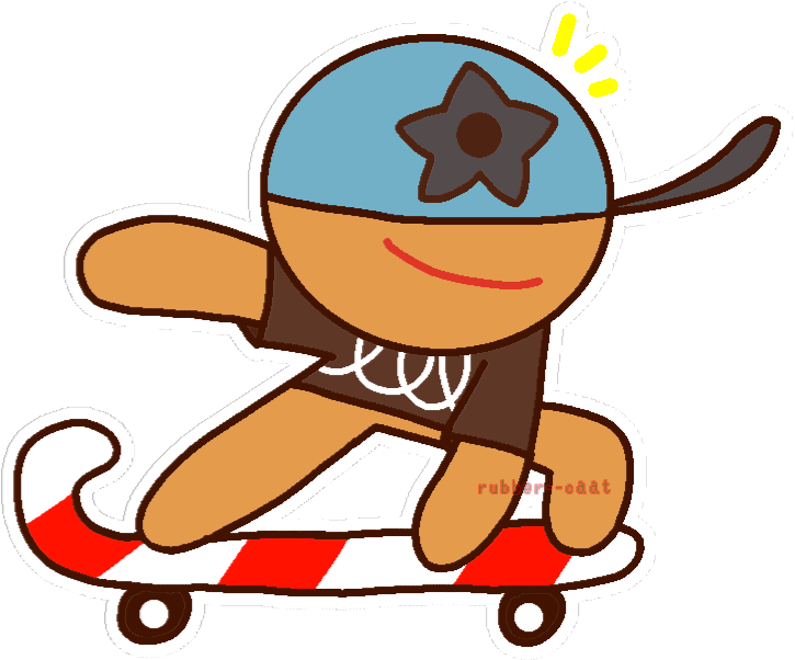 Ob Cookie Run Cookie Run Ovenbreak Skater Cookie Emily - Cookie Run (794x693)