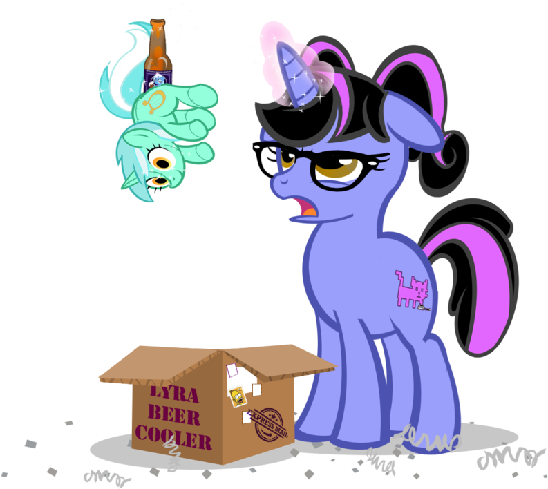 Lyra Beer Cooler By Pixelkitties - Mlp Lyra Plushie (900x747)