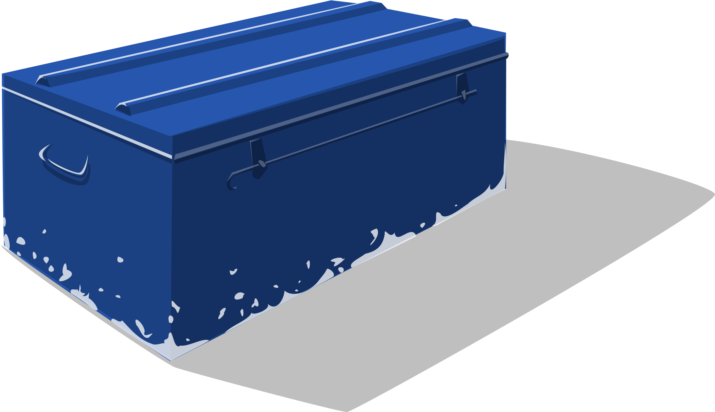 Big Image - Metal Box Clipart (2400x1385)