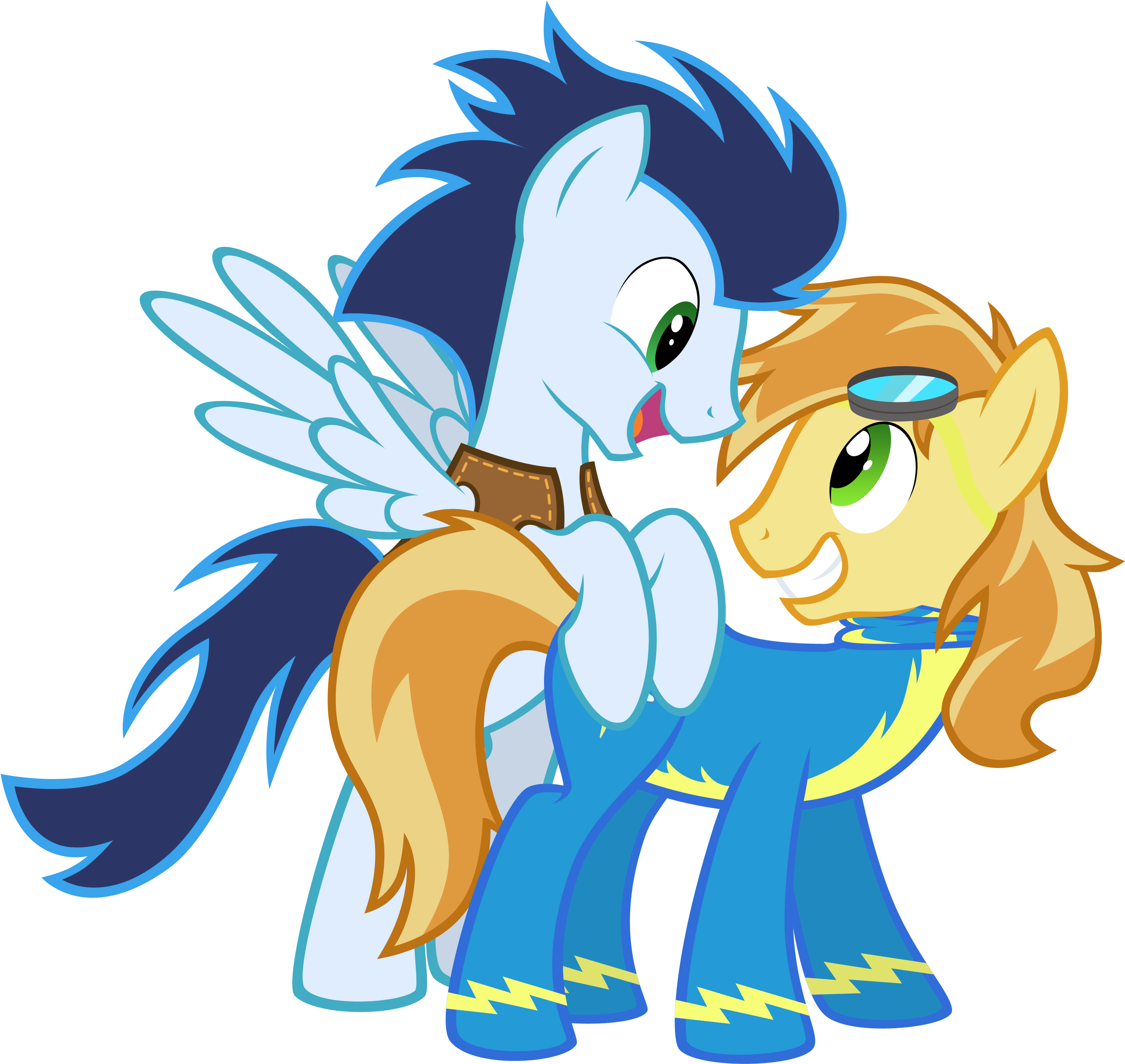 Source - Mlp Braeburn And Soarin (3000x2837)