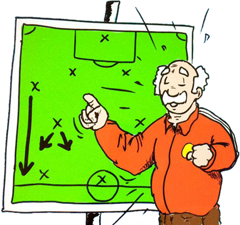 Pp, Ce Papy Rigolo Et Bienveillant Adore Les Enfants - Cartoon (523x490)