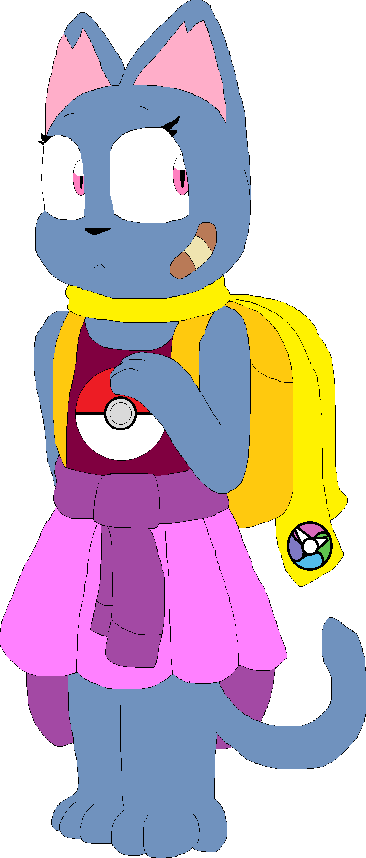 Rioniko By Bluecatriolu - Cartoon (735x1722)