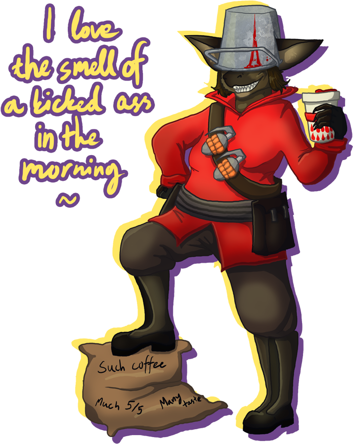 Fresh Brewed Victory By Vampuuri - Cartoon (808x950)