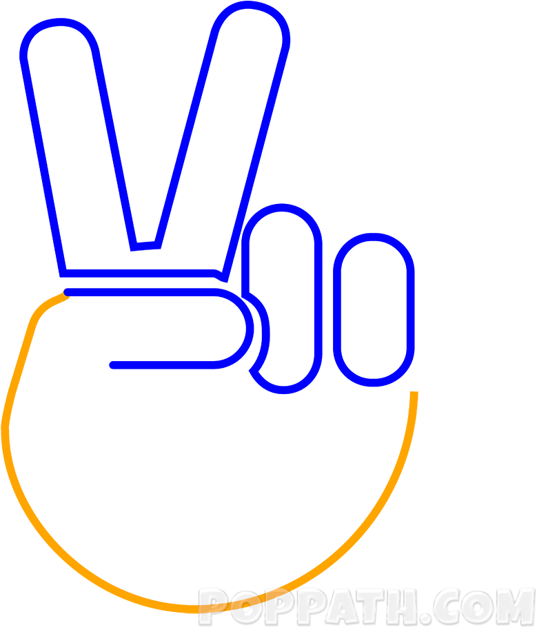 Remainder Of The Hand - Draw Victory (1000x1000)