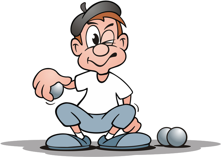 Concours Interne De Petanque - Petanque Cartoon (806x595)