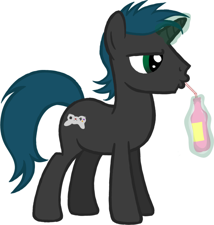 Avatars My Little Pony - Grey My Little Pony (735x775)