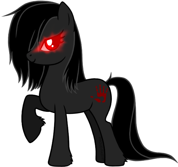Ponified, Red Eyes, Safe, Shadowmere, Skyrim, The Elder - My Little Pony Dark (603x566)