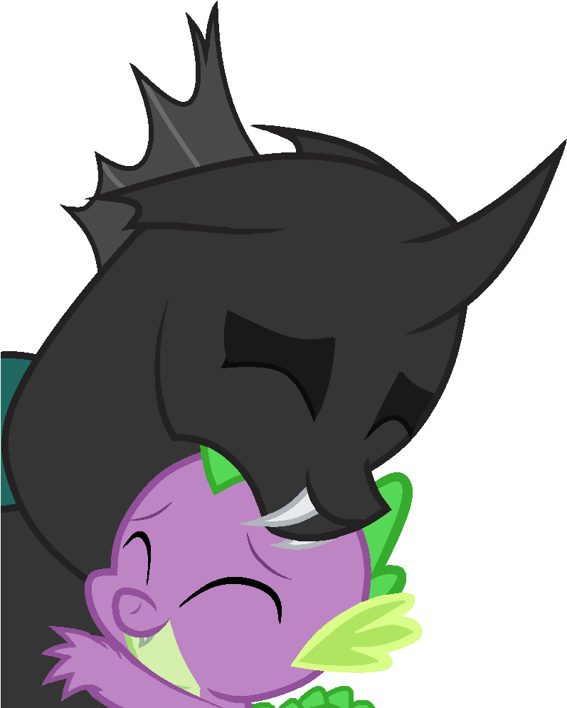 Unbiased Philosopher, Changeling, Cute, Eyes Closed, - The Times They Are A Changeling (862x1000)