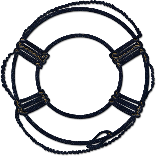 Life Preserver Clipart - Rotary Logo Png White (600x600)