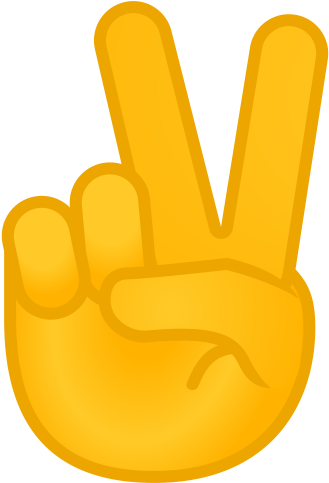 11959 Victory Hand Icon - Victory Hand (512x512)