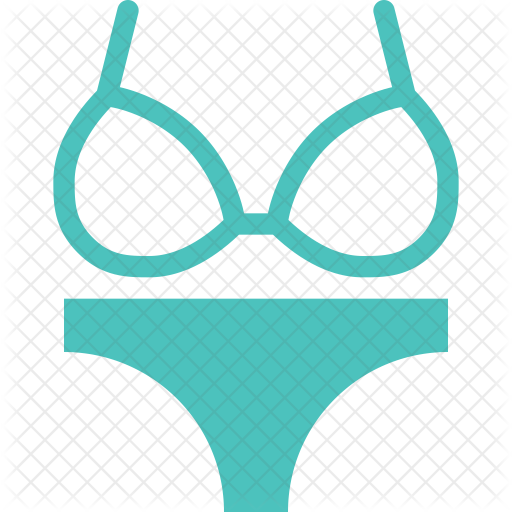 Bikini Icon - Swimsuit Bottom (512x512)