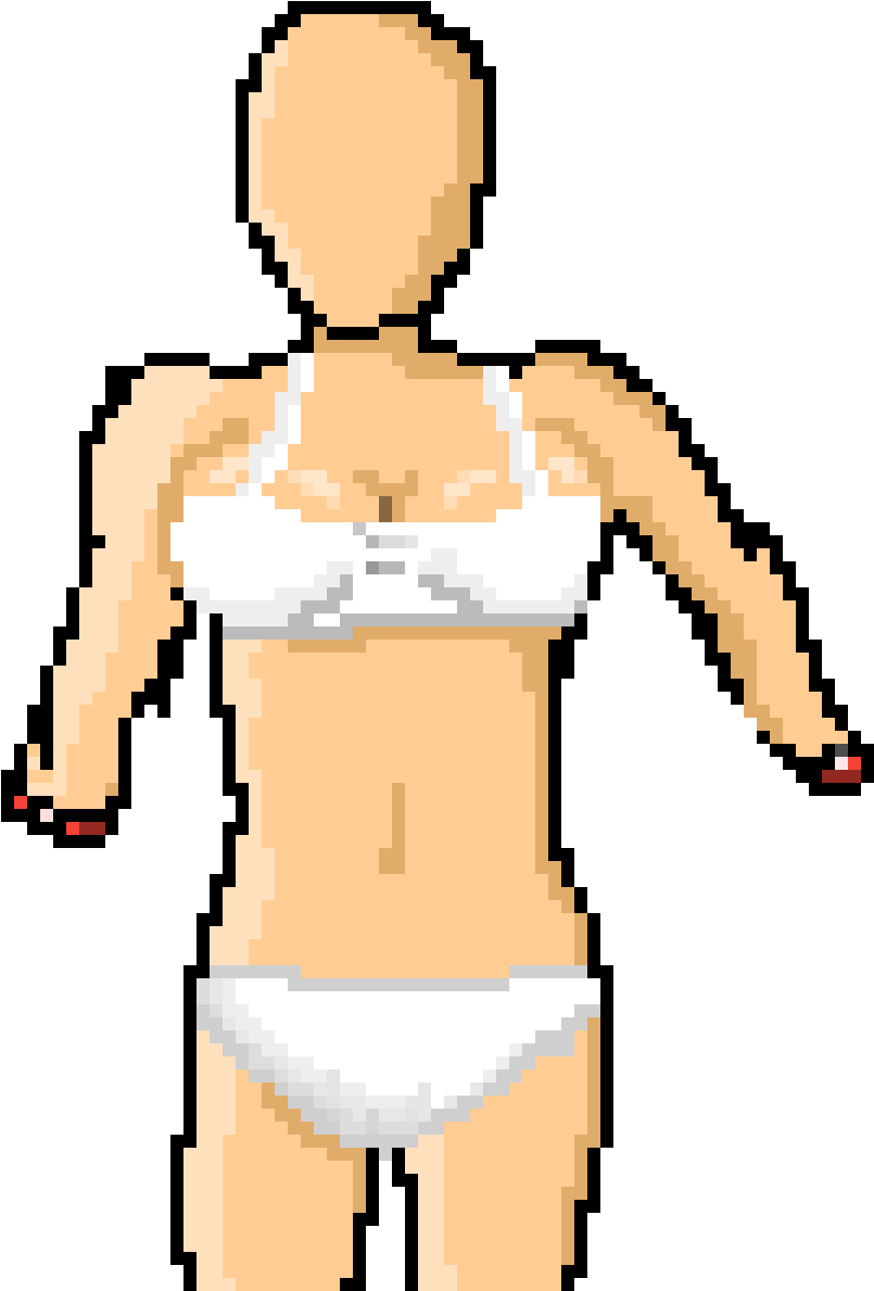 Female Template By Bluegem - Female Template By Bluegem (1200x1200)