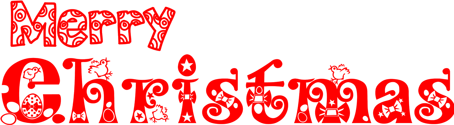 Christmas Text Clipart 1 Christmas Text Clipart 3 - Christmas Text Clipart 1 Christmas Text Clipart 3 (1600x518)