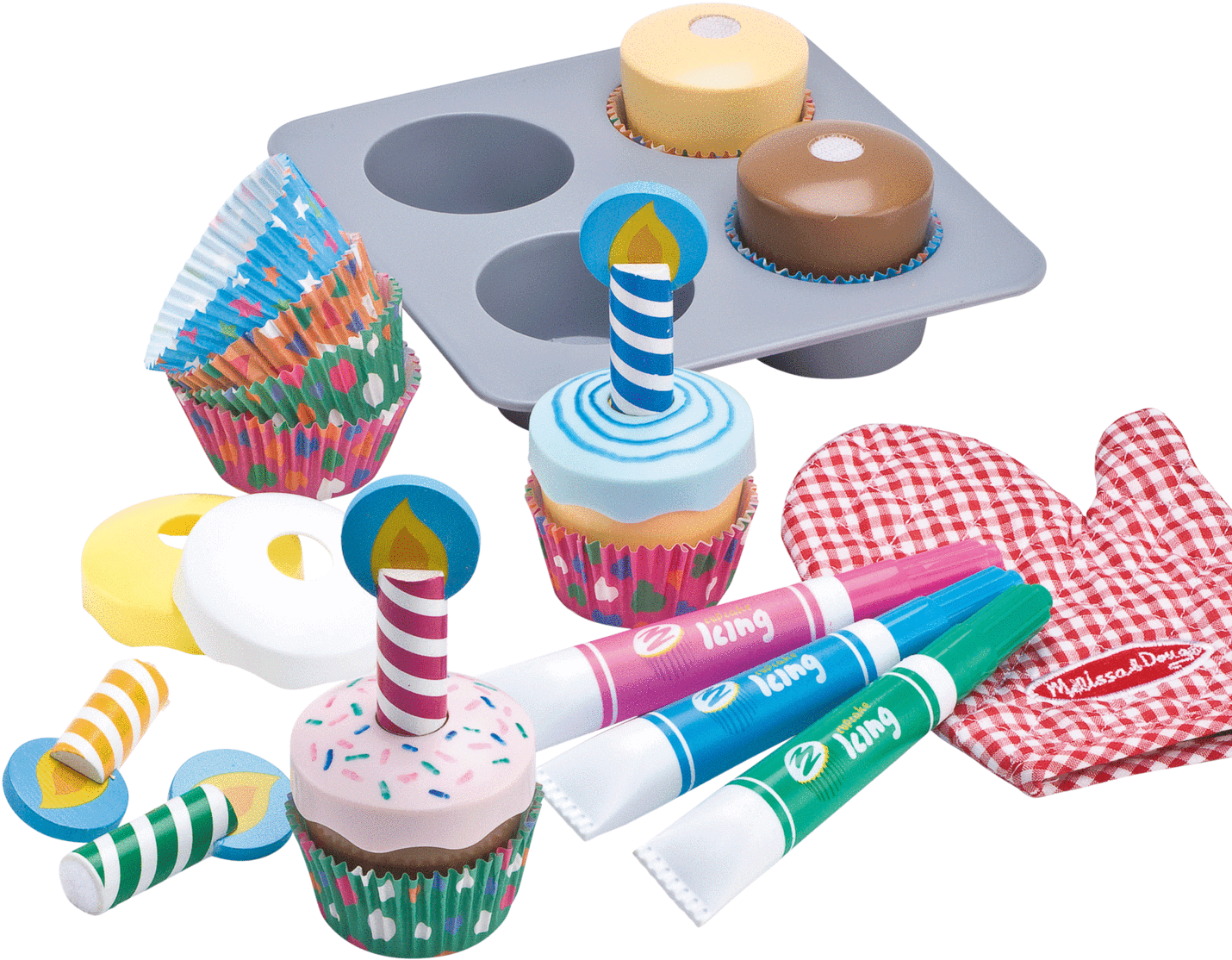 Toy Cupcake Decorating Set - Cupcake (1440x1440)