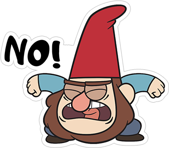 Sticker 11 From Collection «gnomes From Gravity Falls» - Gravity Falls (490x317)