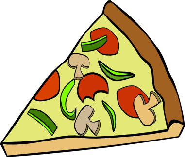 Pizza Kategori - Food Clip Art (381x324)