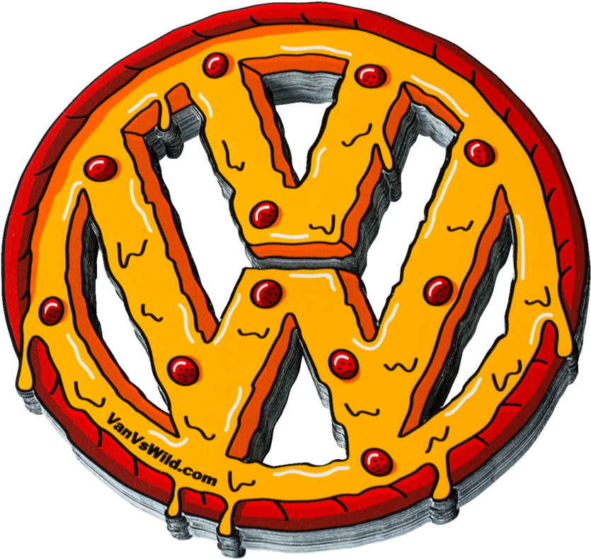 Vw Pizza Sticker - Vw Pizza Sticker (1000x1000)