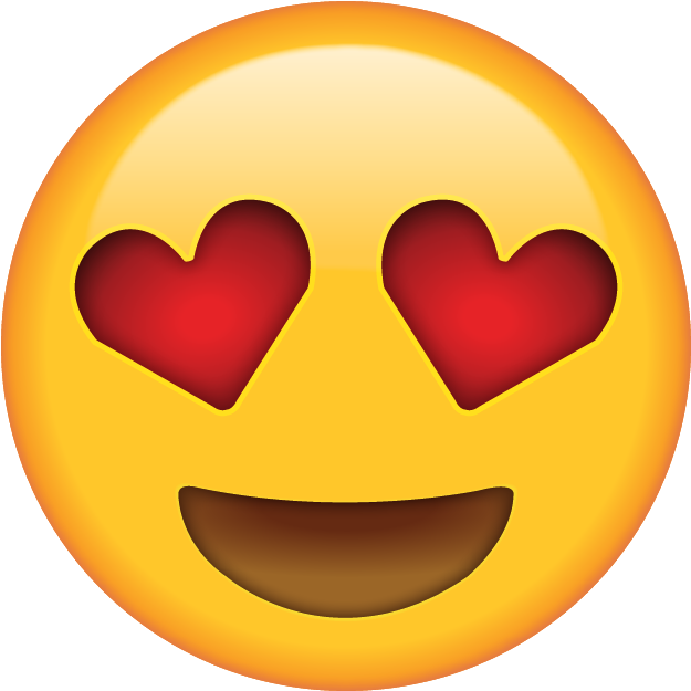 Emoji - Heart Eyes Emoji Png (640x640)