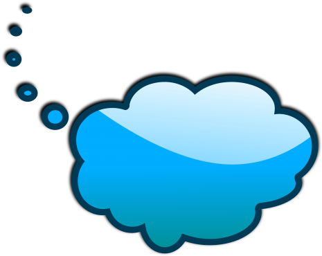 Think Bubble Png Image - Think Bubble Png (500x397)