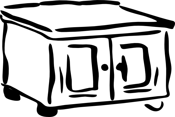 Night Stand Clip Art (600x400)