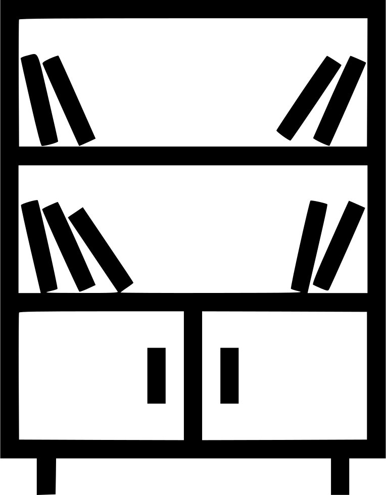Bookshelf Shelf Cupboard Cabibet Comments - Scalable Vector Graphics (764x980)