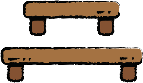 Doodle Wood Shelf Table Design - Wood (550x550)