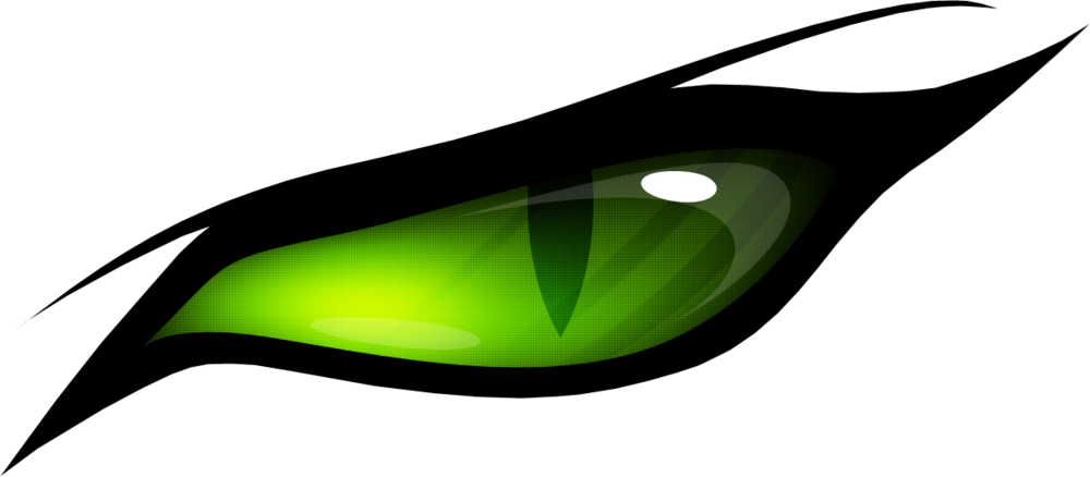 Cat Eye - Png Of Cat Eyes (1000x438)
