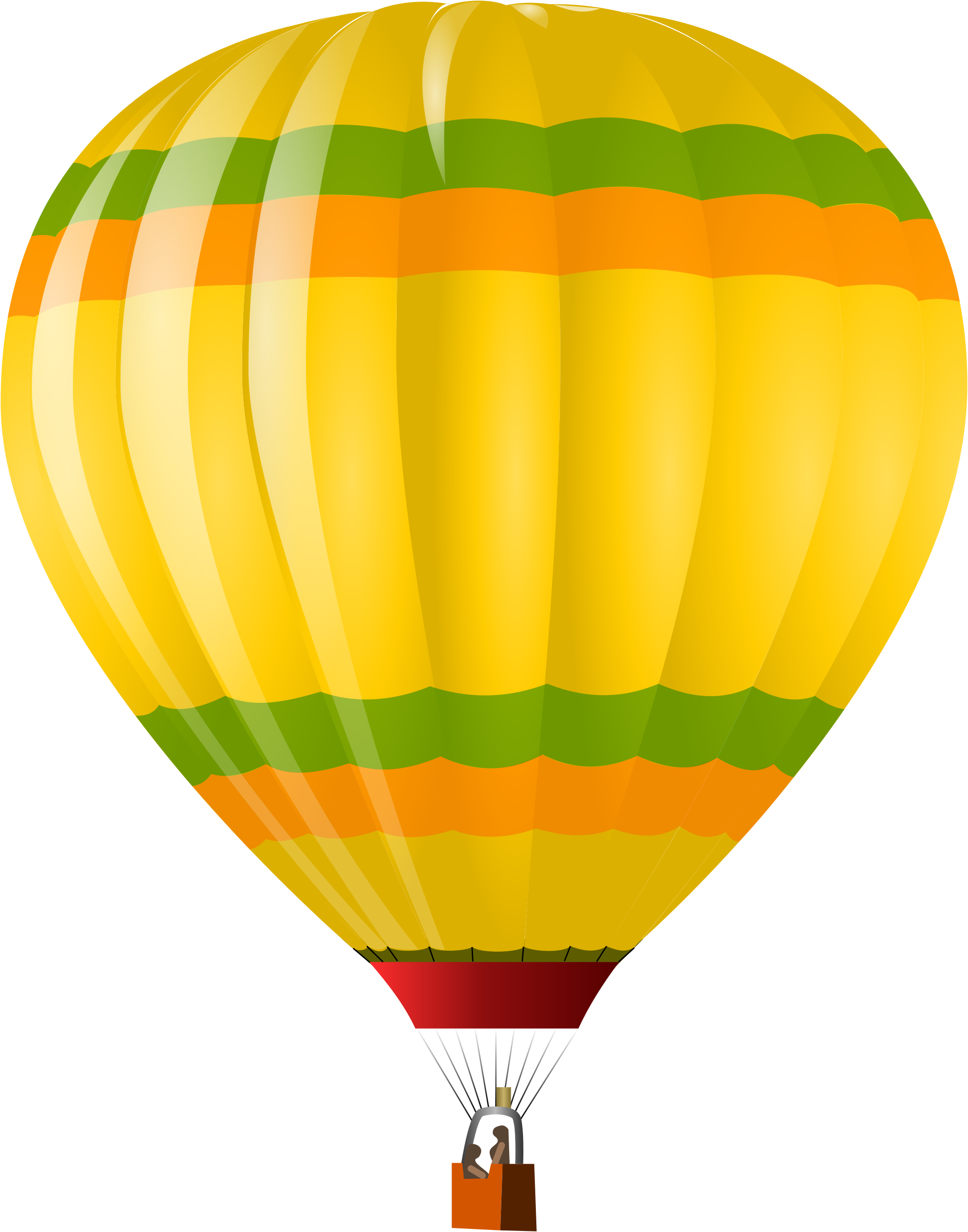 Hot Air Balloon Clip Art - Hot Air Balloon Clipart (1886x2400)