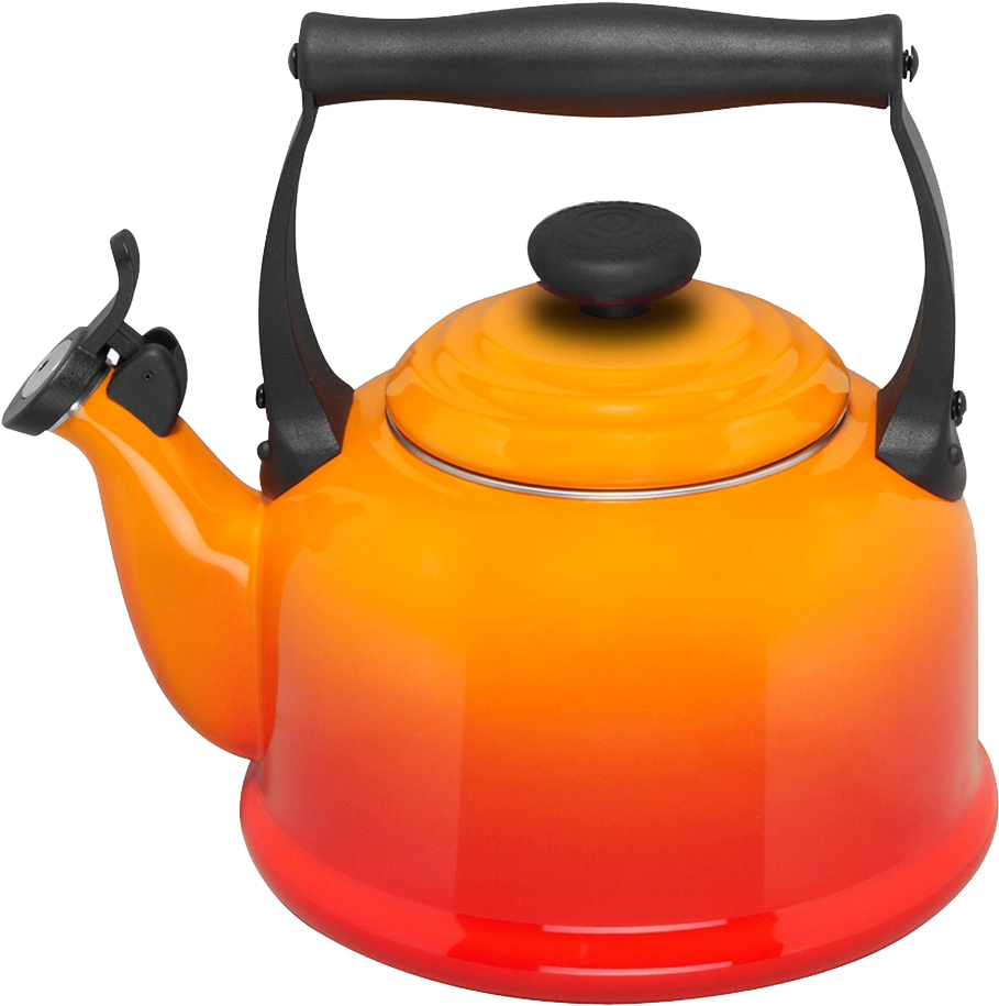 Kettle Png Clipart - Le Creuset Traditional Kettle With Whistle, 2.1 L - (1000x1000)