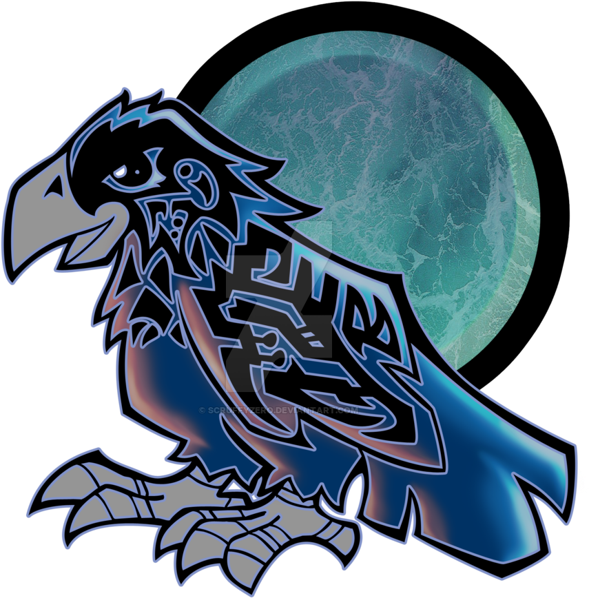 Odin's Raven By Scruffyzero Odin's Raven By Scruffyzero - Common Raven (900x900)