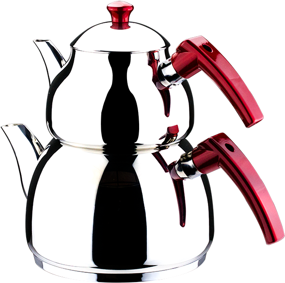 Platinum Stainless Steel Tea Pot - Steel (850x638)