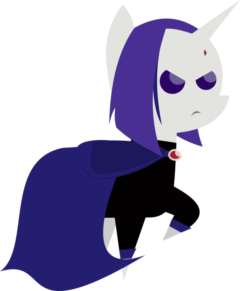 Raven By Up1ter - Raven As A Pony (813x983)