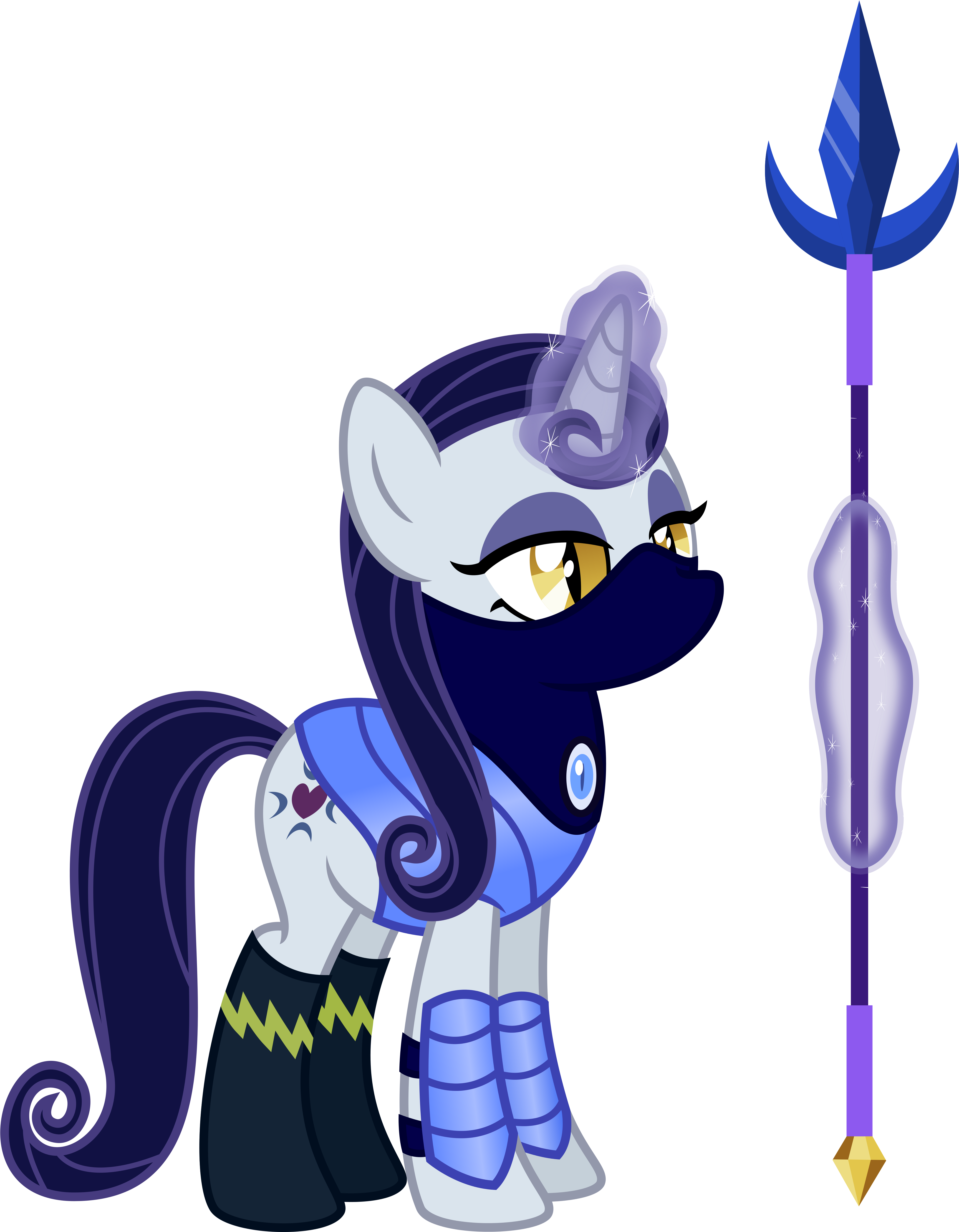 Pofm Moonlight Raven By Osipush Pofm Moonlight Raven - Nightmare My Little Pony (4262x5450)