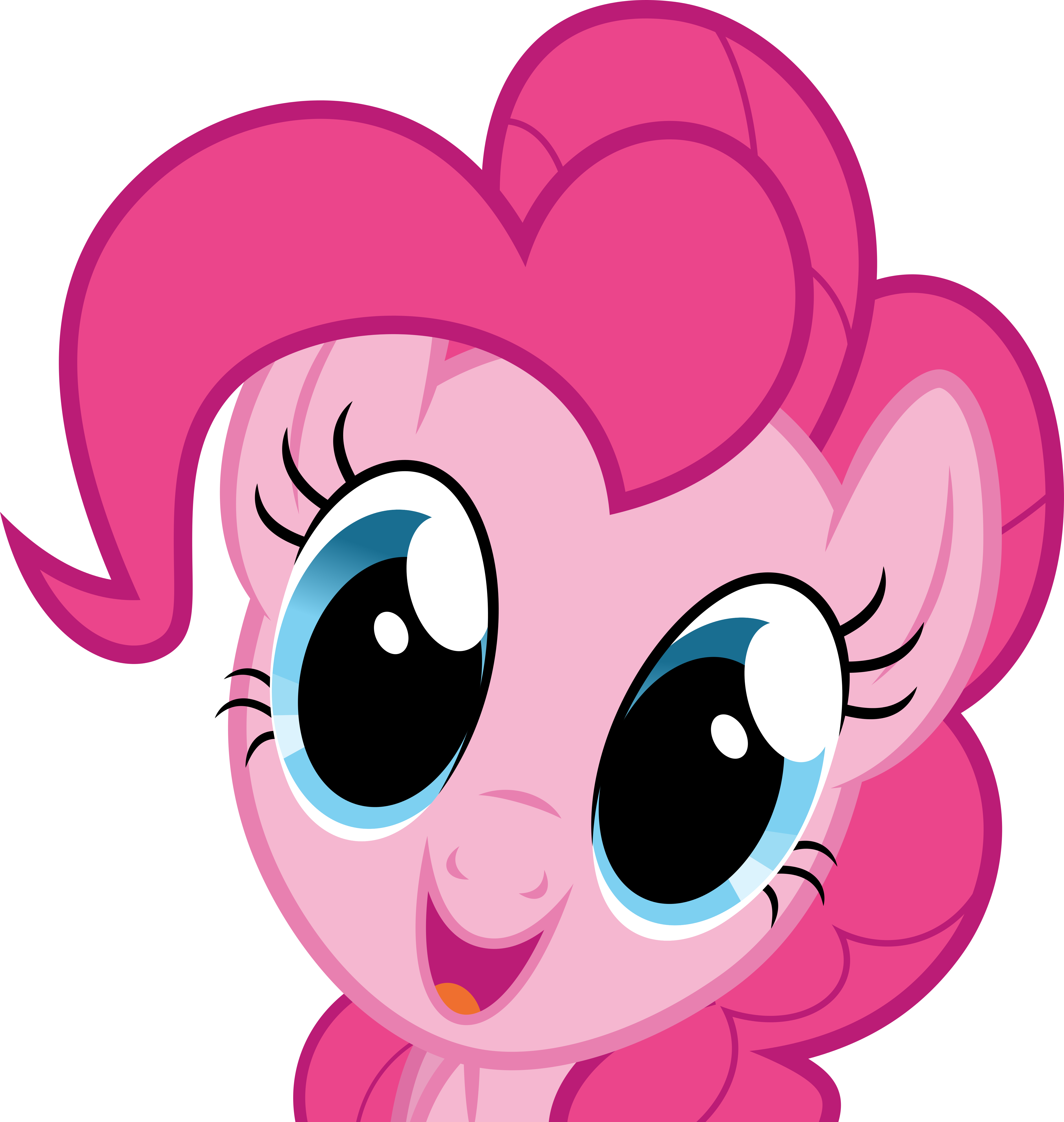 Vector - Pinkie Pie Cute Face (4740x5000)