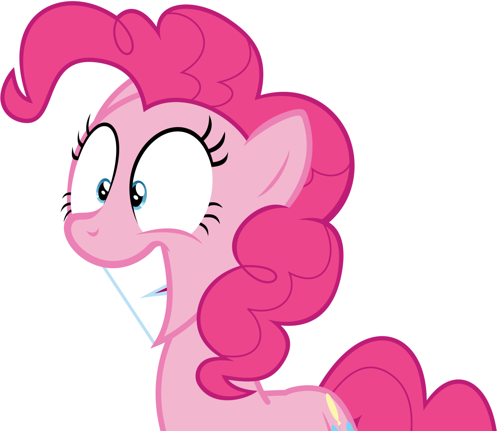New Pie In Face Clip Art Medium Size - My Little Pony Excited (1600x1386)