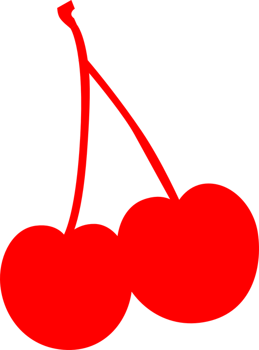 Pie Clipart Red Cherry - Cherry Vector Png (534x720)